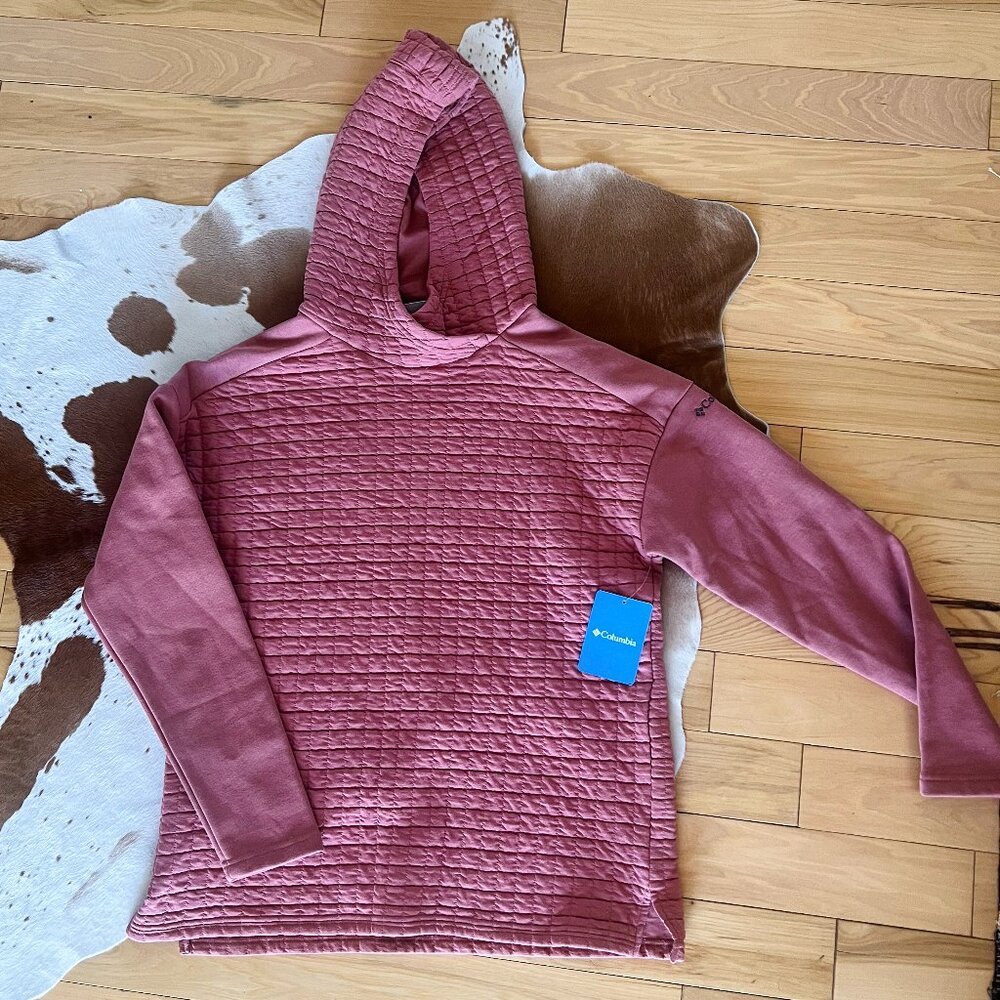 Columbia Castle Hill Quilted Hoodie Pullover NWT Women’s Large